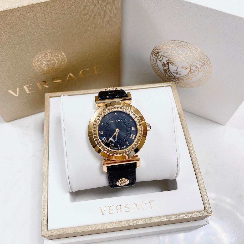 Đồng hồ nữ chính hãng Versace Vanity - Máy Quartz pin Thụy Sĩ - Mặt kính Sapphire