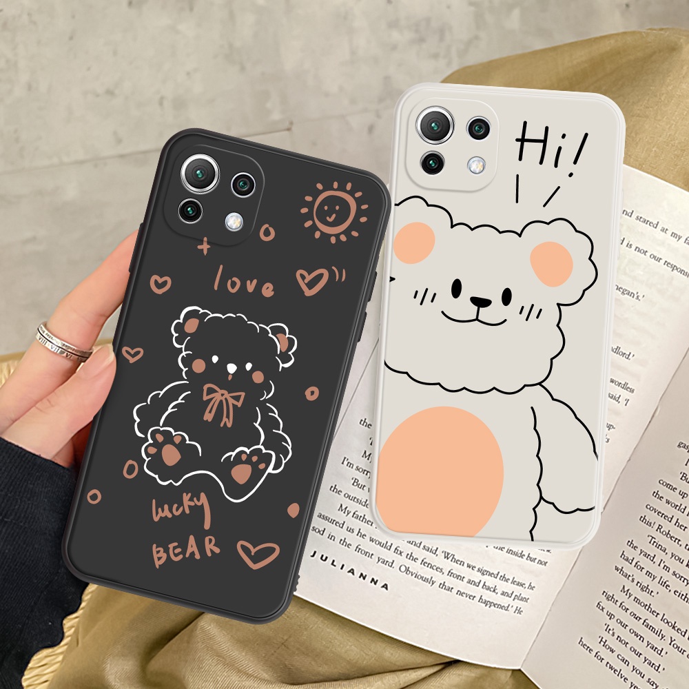Ốp Điện Thoại Hình Chú Gấu Bông Cho Realme C11 C12 C15 Q3 5i 5 PRO 6i 7i 8S Q Narzo 30A C17 Q3i C20A C25Y XT OPPO A1K K5