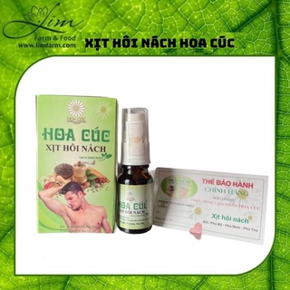 [Chính hãng] Xịt hôi nách hoa cúc,Triệt Hôi Nách Hoa Cúc - Ngăn Tiết Mồ Hôi - Giảm Thâm (Mẫu Mới)