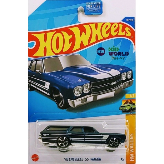 Xe mô hình Hot Wheels basic '70 Chevelle SS Wagon HCV19.