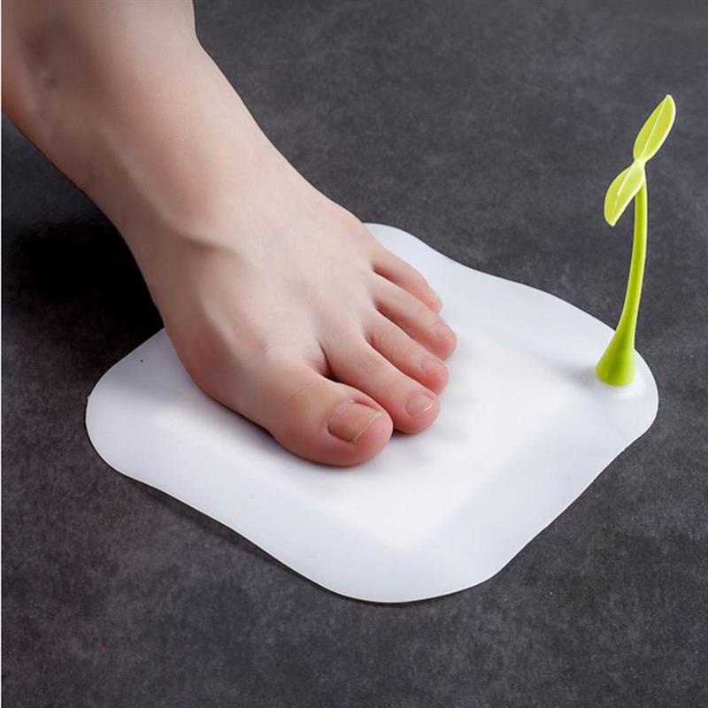 Tấm silicone hình cây đậu chống nghẹt lỗ thoát nước phòng tắm / nhà bếp