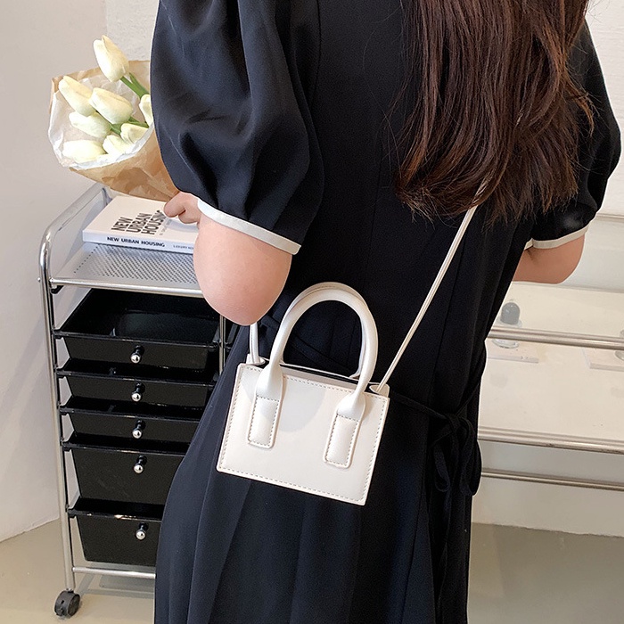 Túi Đeo Chéo Mini Bằng Da Pu Phong Cách Hàn Quốc Thời Trang Cho Nữ