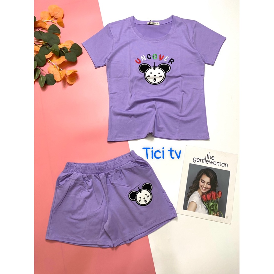 Đồ bộ đùi thun cotton tc mặc nhà