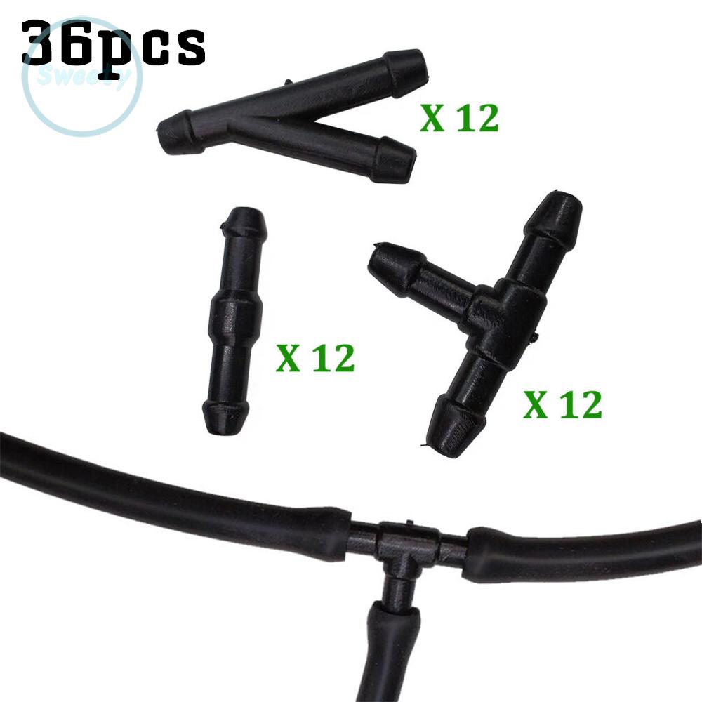 Set 36 đầu nối vòi nước rửa kính chắn gió ô tô tiện dụng