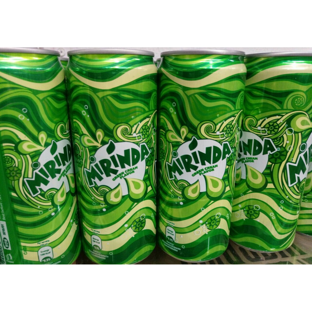 Lốc 6 lon Mirinda bạc hà lon cao 330ml- Nước ngọt