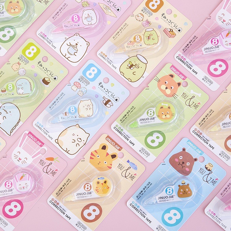 Bút Xóa Kéo Hình Động Vật Hoạt Hình Xinh Xắn