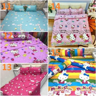 Xả kho bộ ga giuong và vỏ gối nằm 1m6 1m8 HELLO KITTY