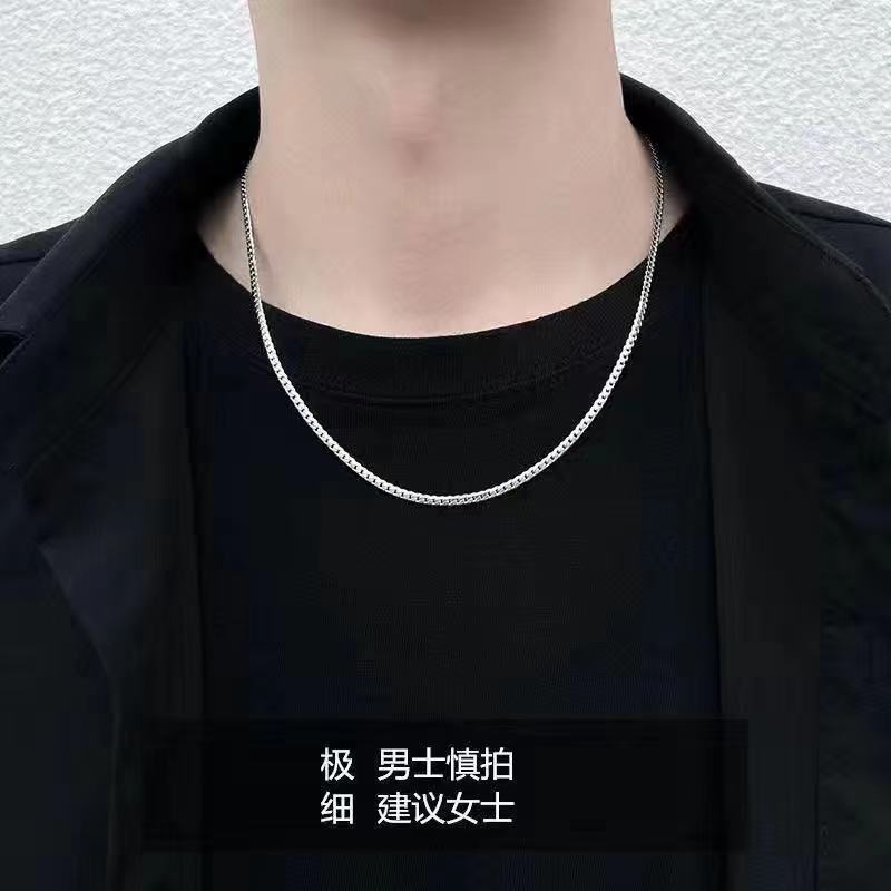 Vòng cổ MANYUE bằng thép titan phong cách hiphop hợp thời trang dành cho nam và nữ