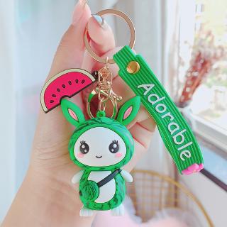 Móc Khóa Silicon Hình Thỏ Đáng Yêu