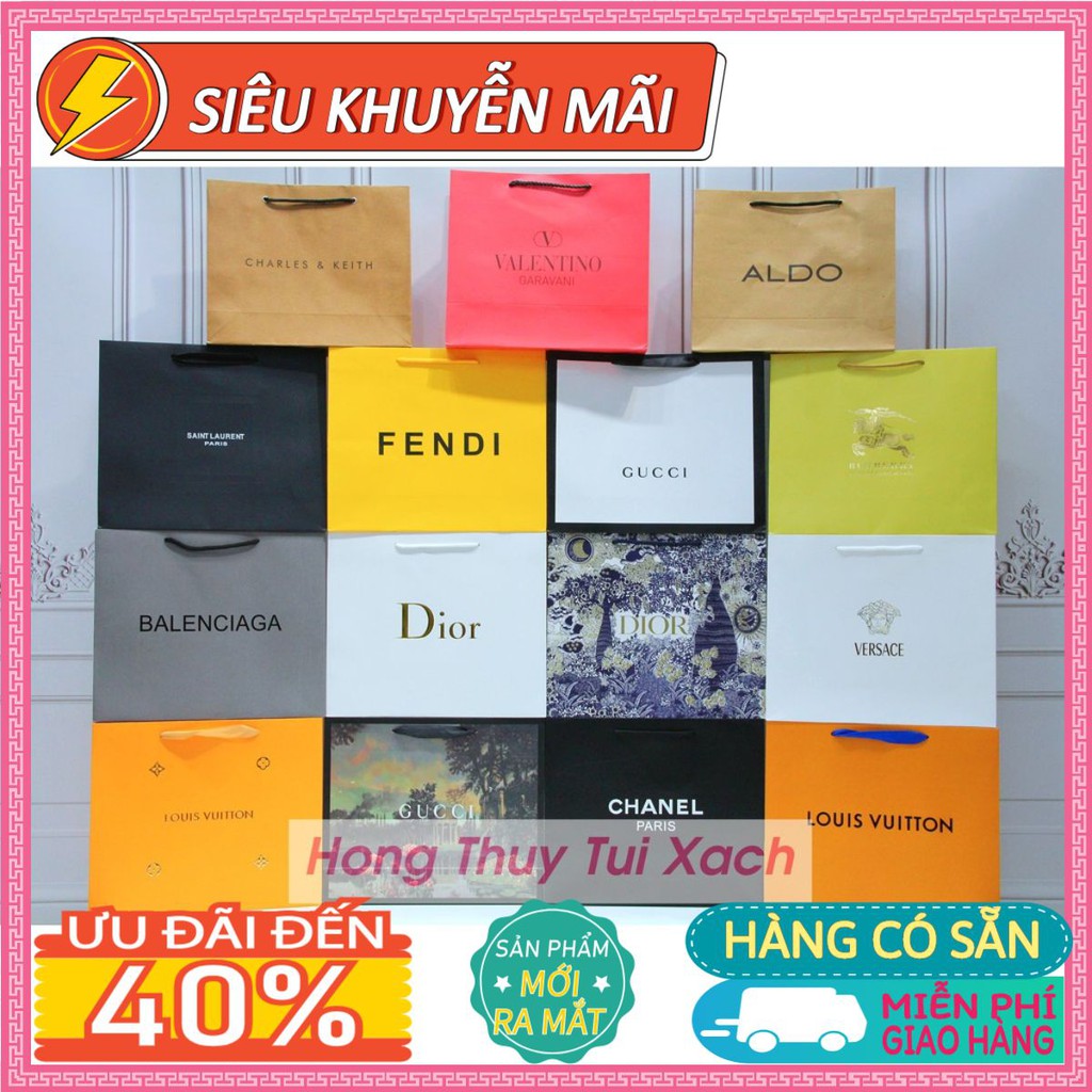 [Freeship] Túi Giấy Các Hãng, Túi Xách Giấy Các Hãng