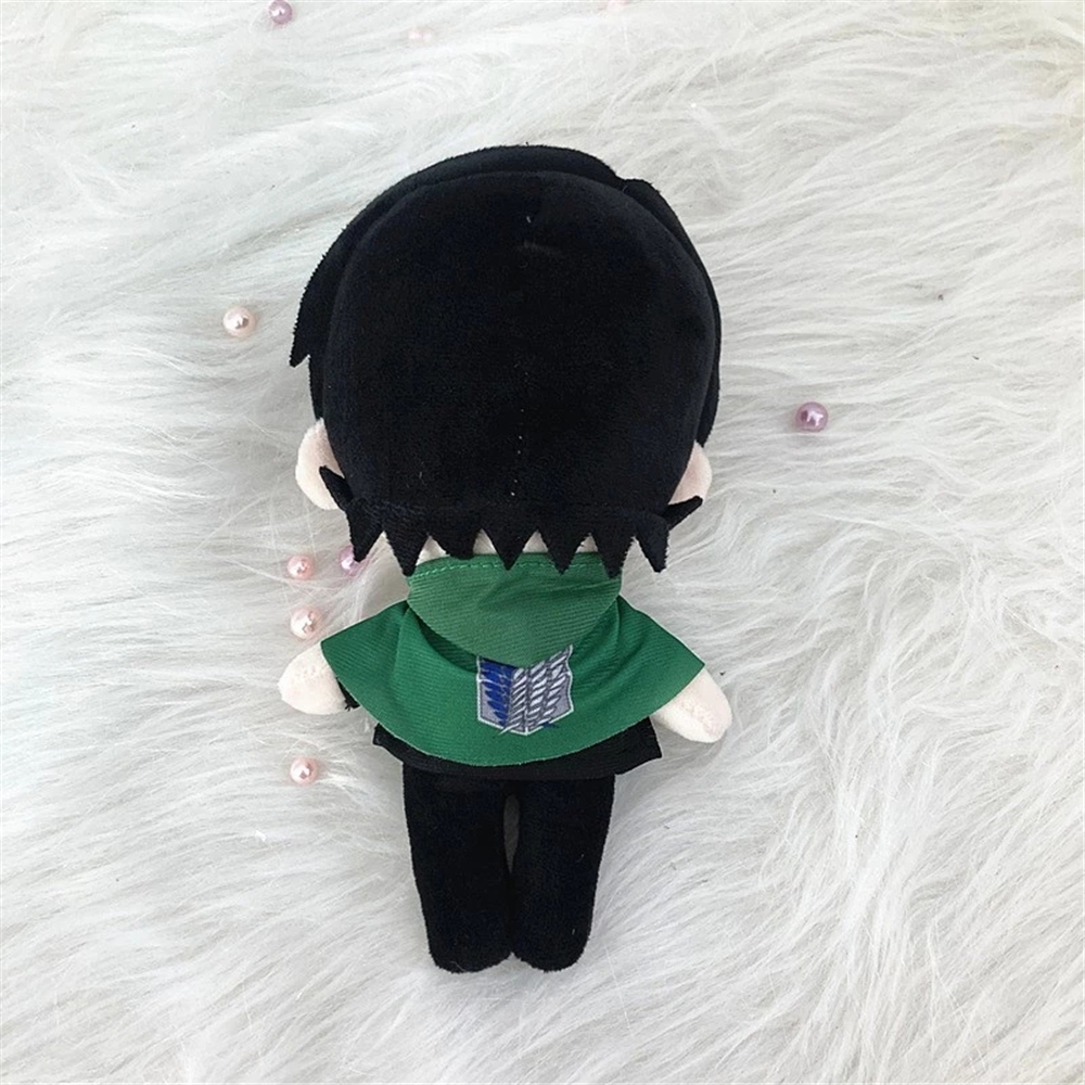 DOREEN Kids Gift Attack on Titan Plush Doll Special Levi Ackerman Anime Attack on Titan Cute Anime Dolls Stuffed Pillow Plushed Doll 20cm Action Figures