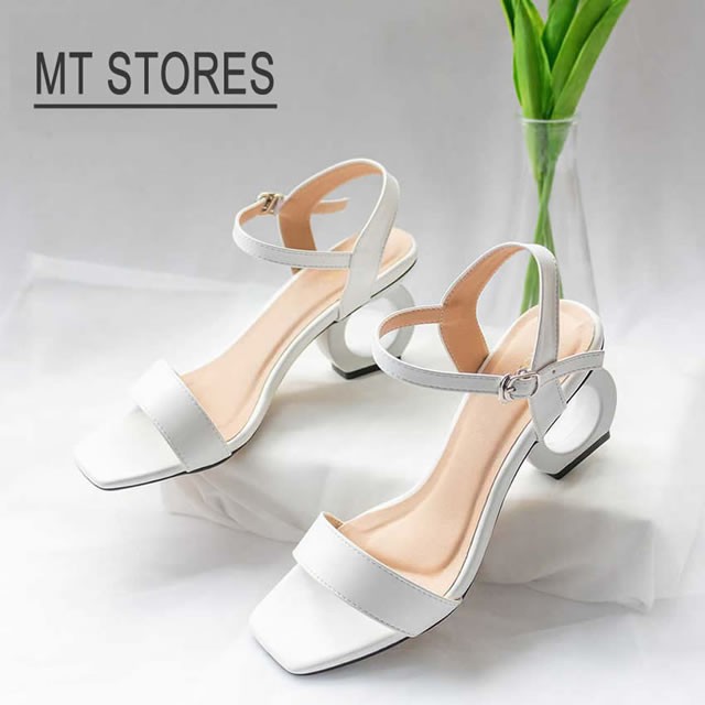 GIÀY SANDAL NỮ CAO GÓT GÓT NHẪN 5CM MTSTORES001 CỰC COOL