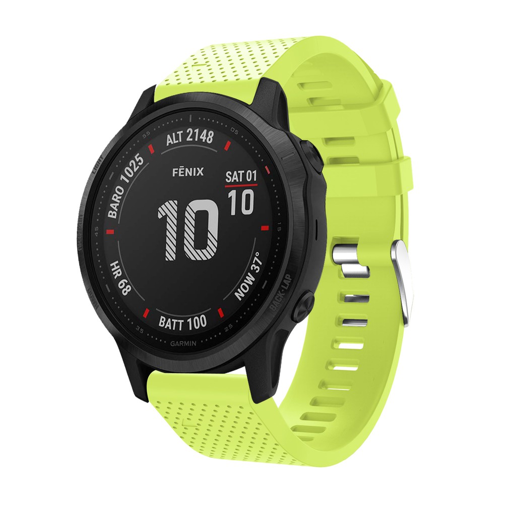 Dây silicon đeo đồng hồ cỡ 20mm thay thế cho Garmin Fenix 6S/6S Sapphire/Fenix 5S/5S Plus