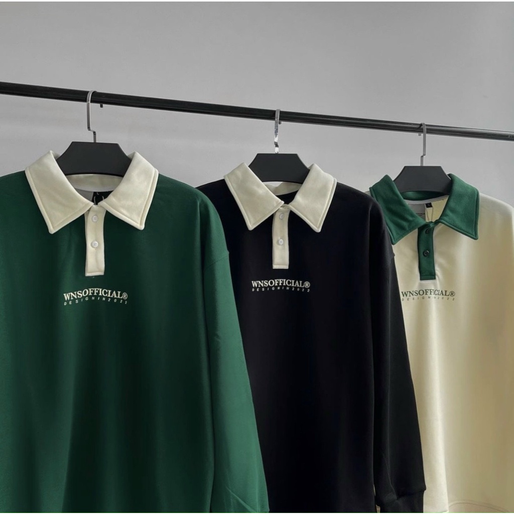 Áo Sweater Nỉ Chân Cua WNS Unisex Nam Nữ Form Rộng