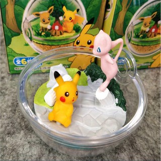 ( ORDER ) Mô hình figure nhân vật PIKACHU anime chibi xinh xắn dễ thương quả cầu trang trí trưng bày