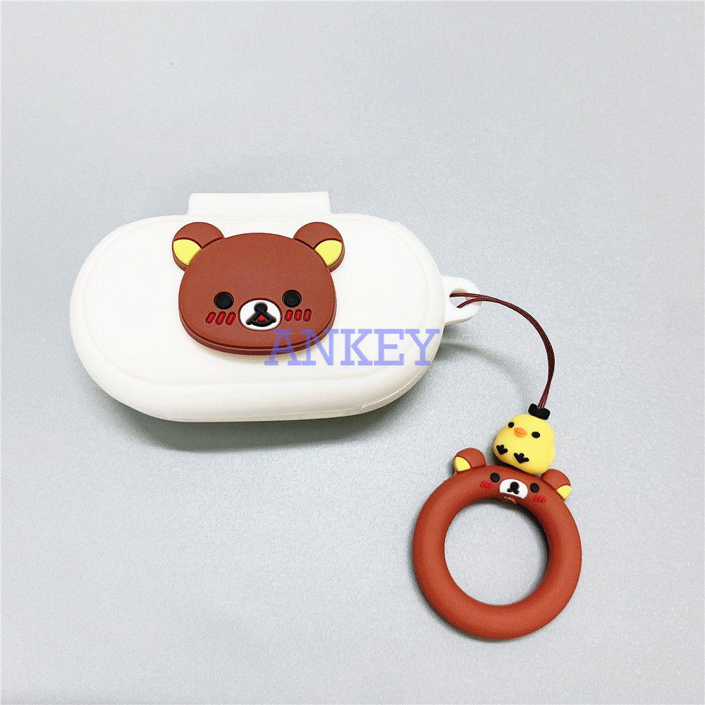 Samsung Galaxy Buds Live / Buds / Buds+  Hộp Silicone Đựng Tai Nghe Chống Sốc Chống Nước Có Nhẫn Móc Ngón Tay Cho Samsung Galaxy Buds Live / Bur + / Bur Plus