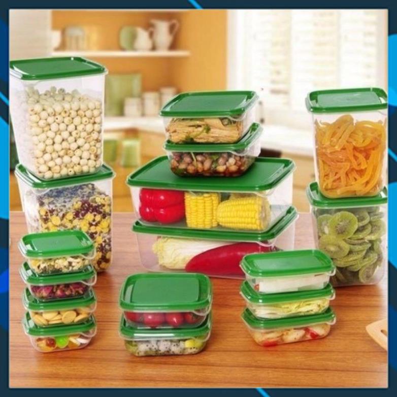 Bộ Hộp Nhựa Đựng Thức Ăn 17 Món Tiện Dụng Hàng Cao Cấp uy tín