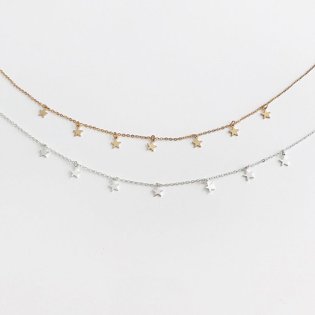 Vòng cổ Mặt Ngôi Sao Năm Cánh Thời Trang Cho Nữ