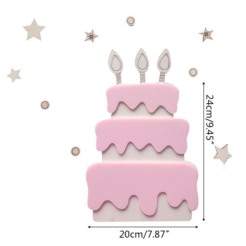 Phụ Kiện Chữ Happy Birthday Dán Tường Trang Trí Đa Ứng Dụng