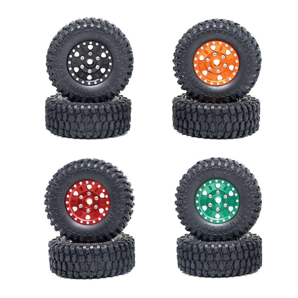 Hàng Mới Về Bộ 4 Bánh Xe Cao Su Axial 90081 AXI00001 AXI00002 Tỉ Lệ 1 / 24