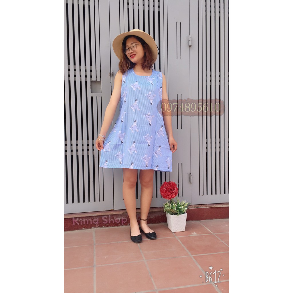 Váy bầu lanh, váy lanh bầu hè