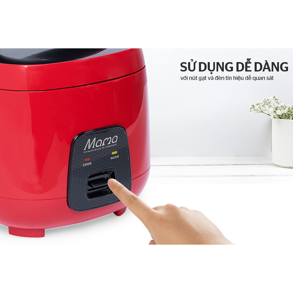 Nồi cơm điện 1.8L SUNHOUSE MAMA SHD8652 bảo hành 2 năm | BigBuy360 - bigbuy360.vn