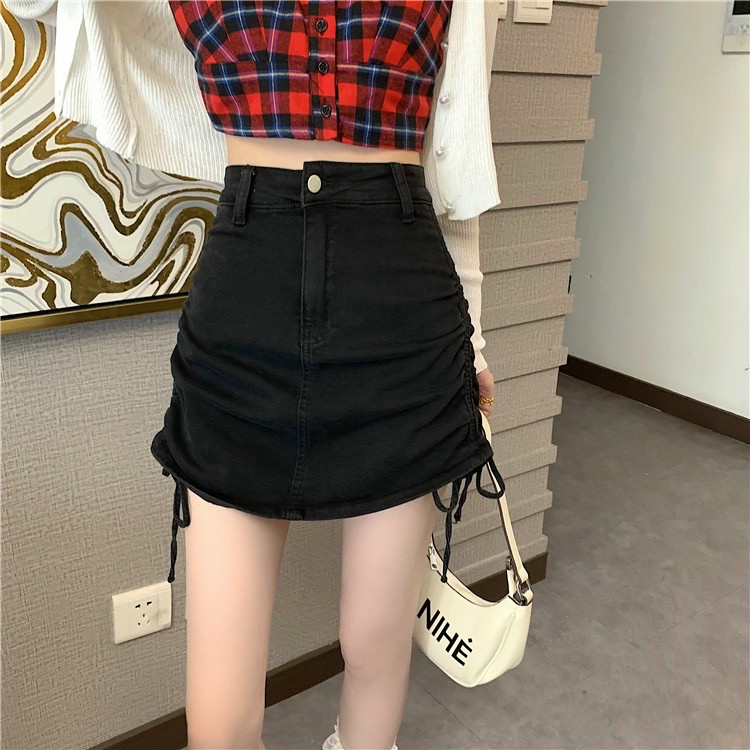 Chân Váy💥𝑭𝑹𝑬𝑬𝑺𝑯𝑰𝑷💥Chân Váy Rút Dây 2 Bên Chất Kaki Dày Dặn Đủ Size,LY STORE