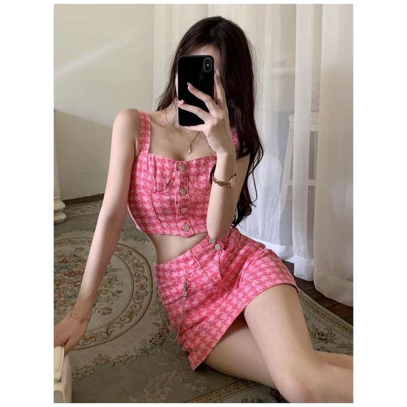 Set áo và chân váy thời trang dành cho nữ