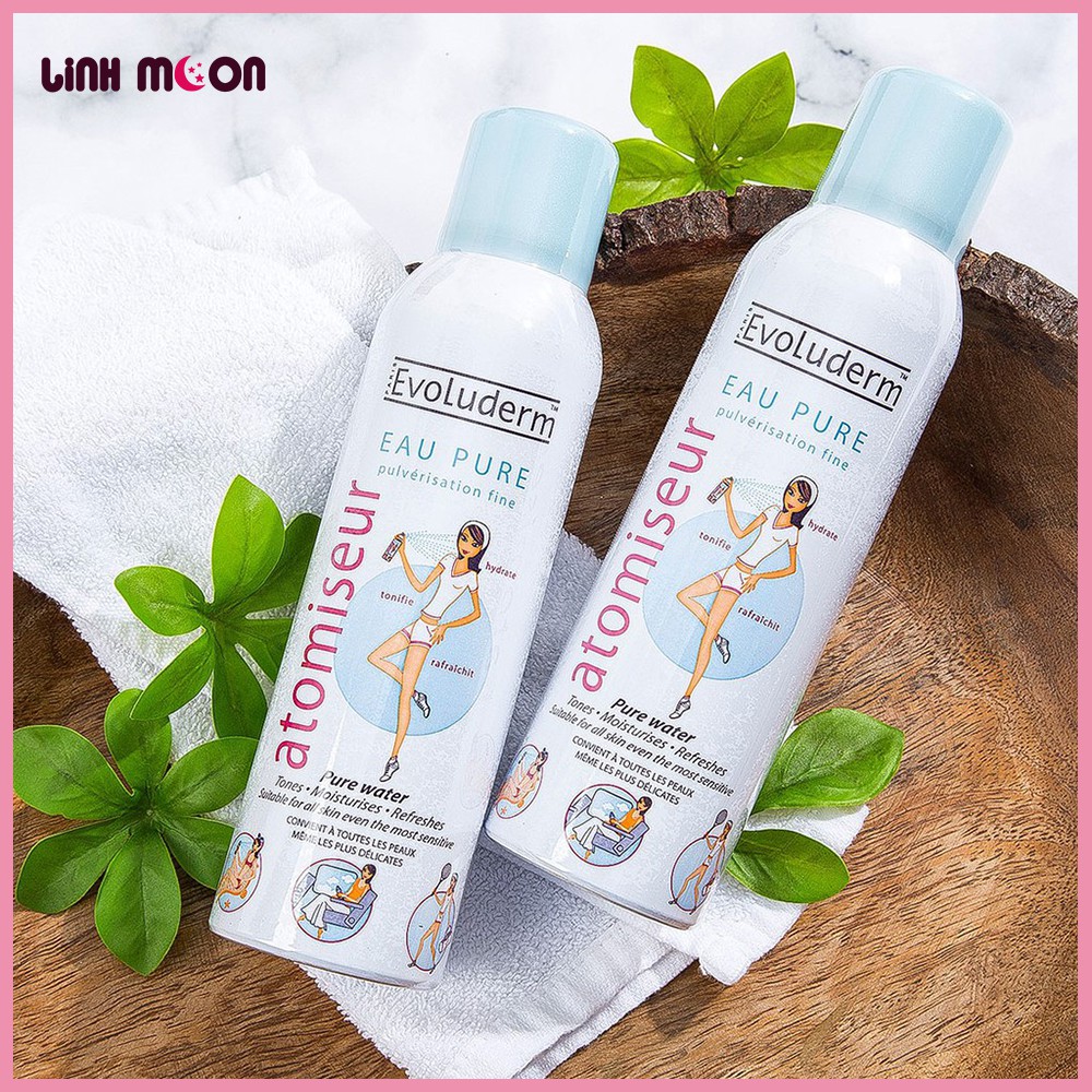 Xịt khoáng Evoluderm Atomiseur Eau Pure Pháp 150ml/400ml | BigBuy360 - bigbuy360.vn