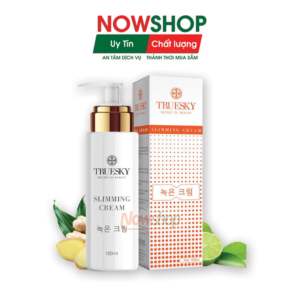 Kem tan mỡ bụng cấp tốc, Slimming Cream chiết xuất quế gừng, giảm mỡ nhanh, an toàn, hiệu quả từ thiên nhiên. Chai 100ml