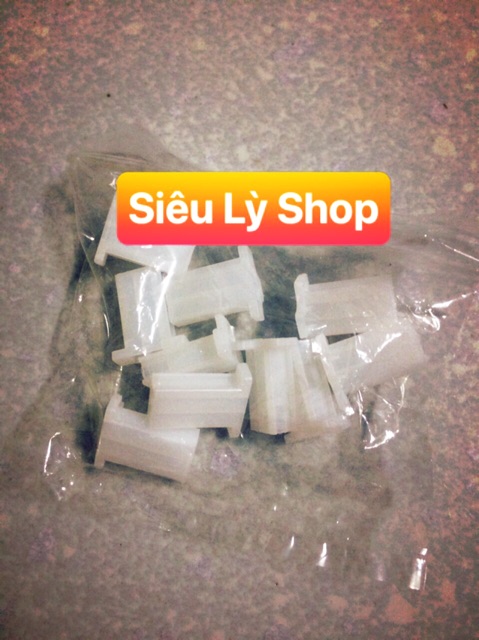 Giắc nhựa xe máy 2P-2.8 - Đực (Túi 10cái)