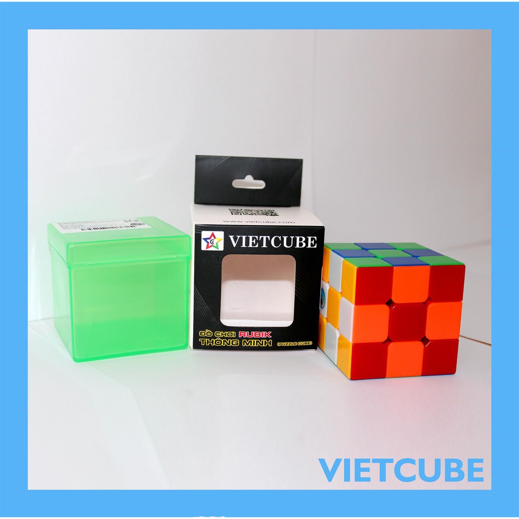 Đồ chơi Rubik 3x3x3 Vietcube - VC3301 ( Stickerless) - Rubik Ocean