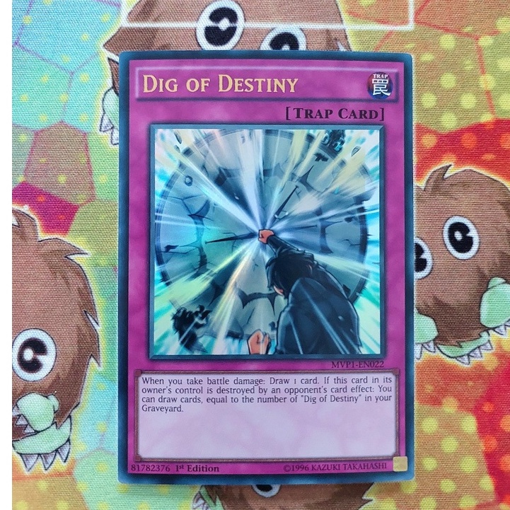 THẺ BÀI YUGIOH Trap Dig of Destiny - MVP1-EN022 - Ultra Rare 1st Edition