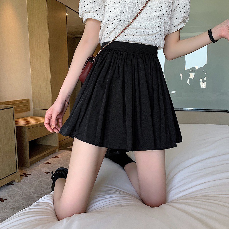 [Mã FADIRECT20 giảm 20K đơn 150K] Chân Váy Xếp Li Lưng Cao Phong Cách Hàn Quốc Dành Cho Nữ | BigBuy360 - bigbuy360.vn
