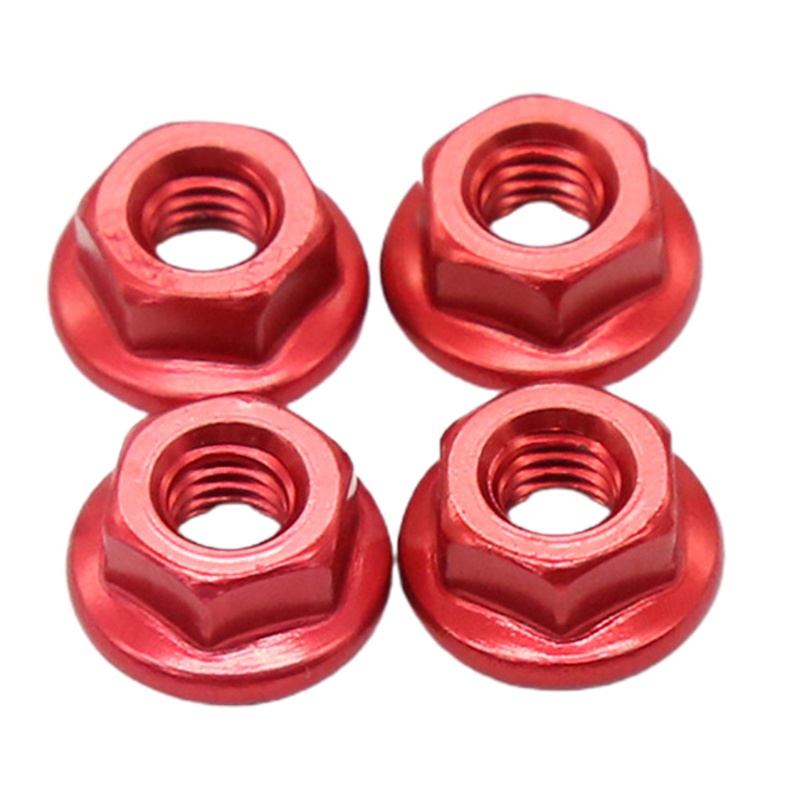 Bộ 4 Đai Ốc M4 Bằng Hợp Kim Nhôm Cho Xe Điều Khiển Từ Xa 1 / 10