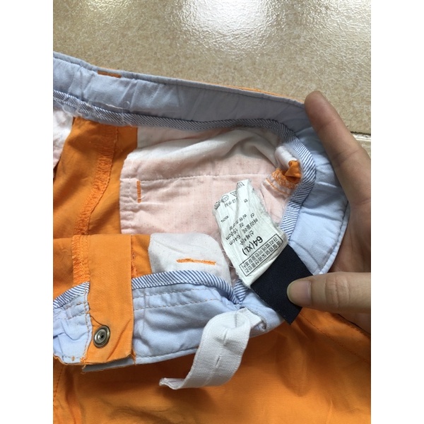 Size 29 quần short ngố đùi nam màu cam túi hộp mới ok 2hand