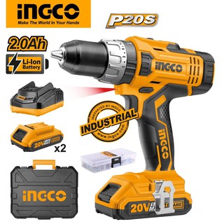 Máy khoan vặn vít dùng pin ingco 20v cdli2003