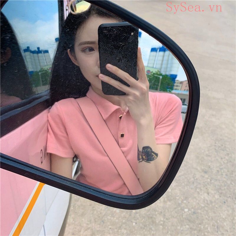 Đầm Chữ A Tay Ngắn Màu Hồng | BigBuy360 - bigbuy360.vn