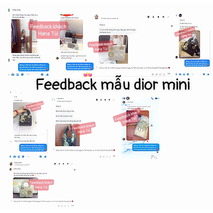 Túi Dior lady mini FULL BOX