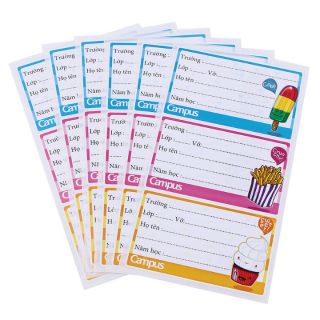 18 cái nhãn vở