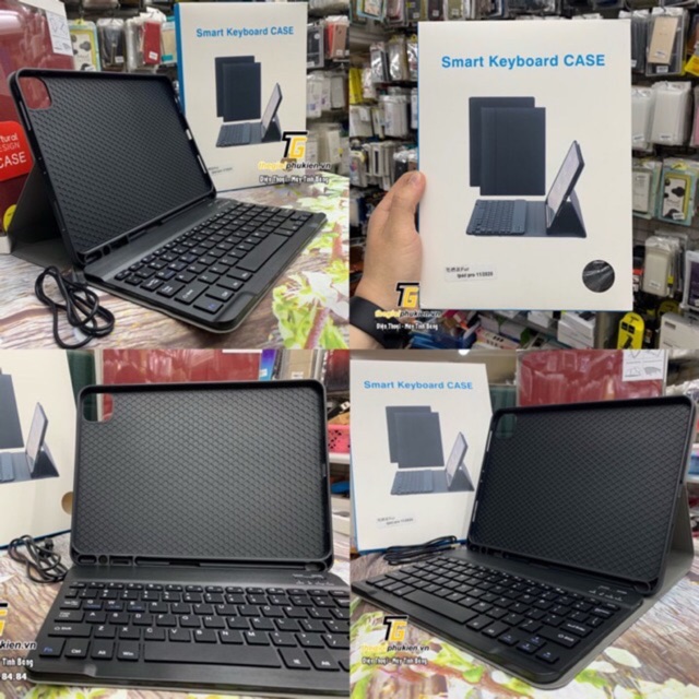 Bao da kèm bàn phím ipad pro 11 inch 2021 / 11 inch 2020 / 11 2020 có khay đựng bút ( dùng chung)