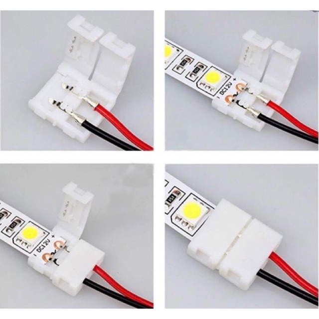 Đầu kẹp led dây không hàn tiện lợi