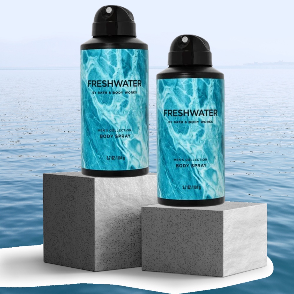 Xịt Thơm Toàn Thân Dành Cho Nam Bath And Body Works Freshwater Sảng Khoái Tươi Mát 104gr