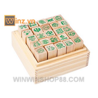 Bộ con dấu Happy Life - Winz.vn