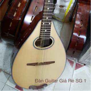 Đàn Mandolin gỗ hồng đào có đúp hông