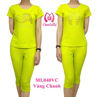 [FREESHIP từ 150k] ML040 - Bộ mặc nhà nữ Bo Rip  MISS LATHY