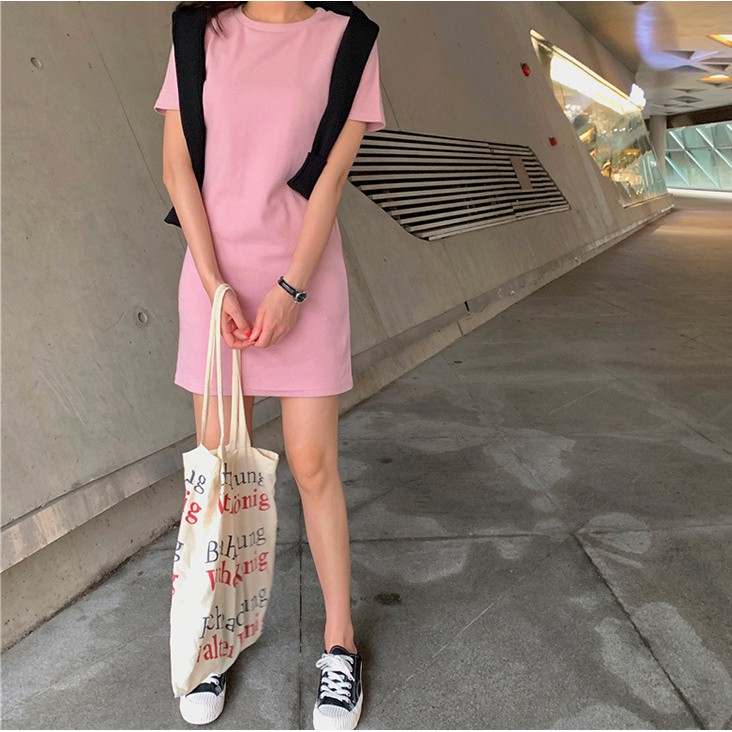 [GIÁ ƯU ĐÃI] Váy nữ trơn nhiều màu, đơn giản dễ phối đồ