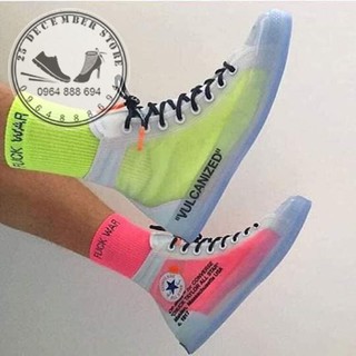 Giày thể thao CONVERSE _OFFWHITE_VULCANIZED CHỐNG NƯỚC