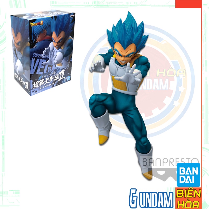 Mô hình  Figure Banpresto  Dragon Ball Super CHosenshiretsuden 2 vol.7 A:super saiyan god super saiyan VEGETA  evolution