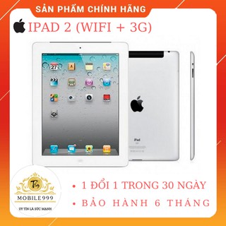 iPad 2 (Wifi + 3G) 16/32/64GB Chính Hãng – Zin Đẹp 99%